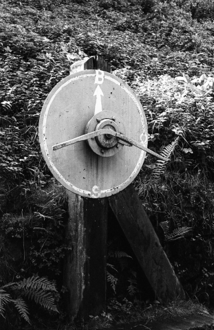 Indicator at Sheep Pasture Incline. 1970-73.