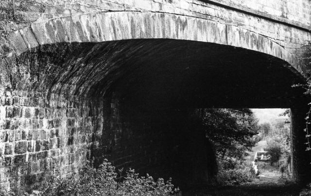 A6 bridge over the Sheep Pasture Incline and the catch pit. 1970-73.