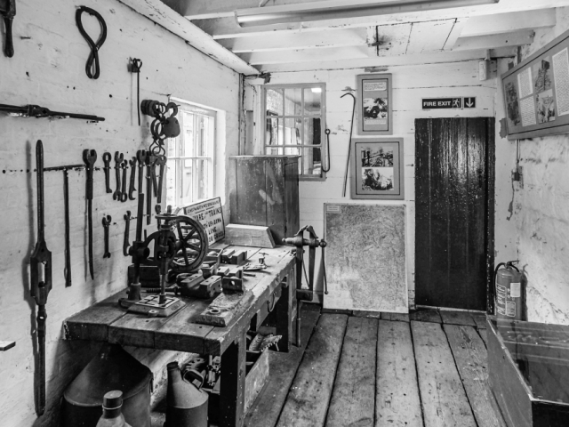 High Peak Junction workshop.