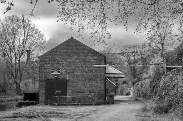 The transfer warehouse on the Cromford Canal.