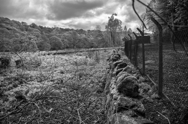 High Peak Junction with the Midland line.: the site of the junction.