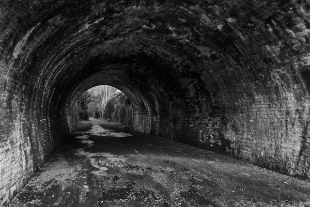 Tunnel beneath the Chapel-en-le-Frith road, Whaley Bridge.