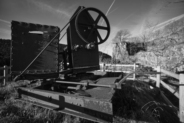 Cromford and High Peak Railway. Quarry near Minninglow Grange.